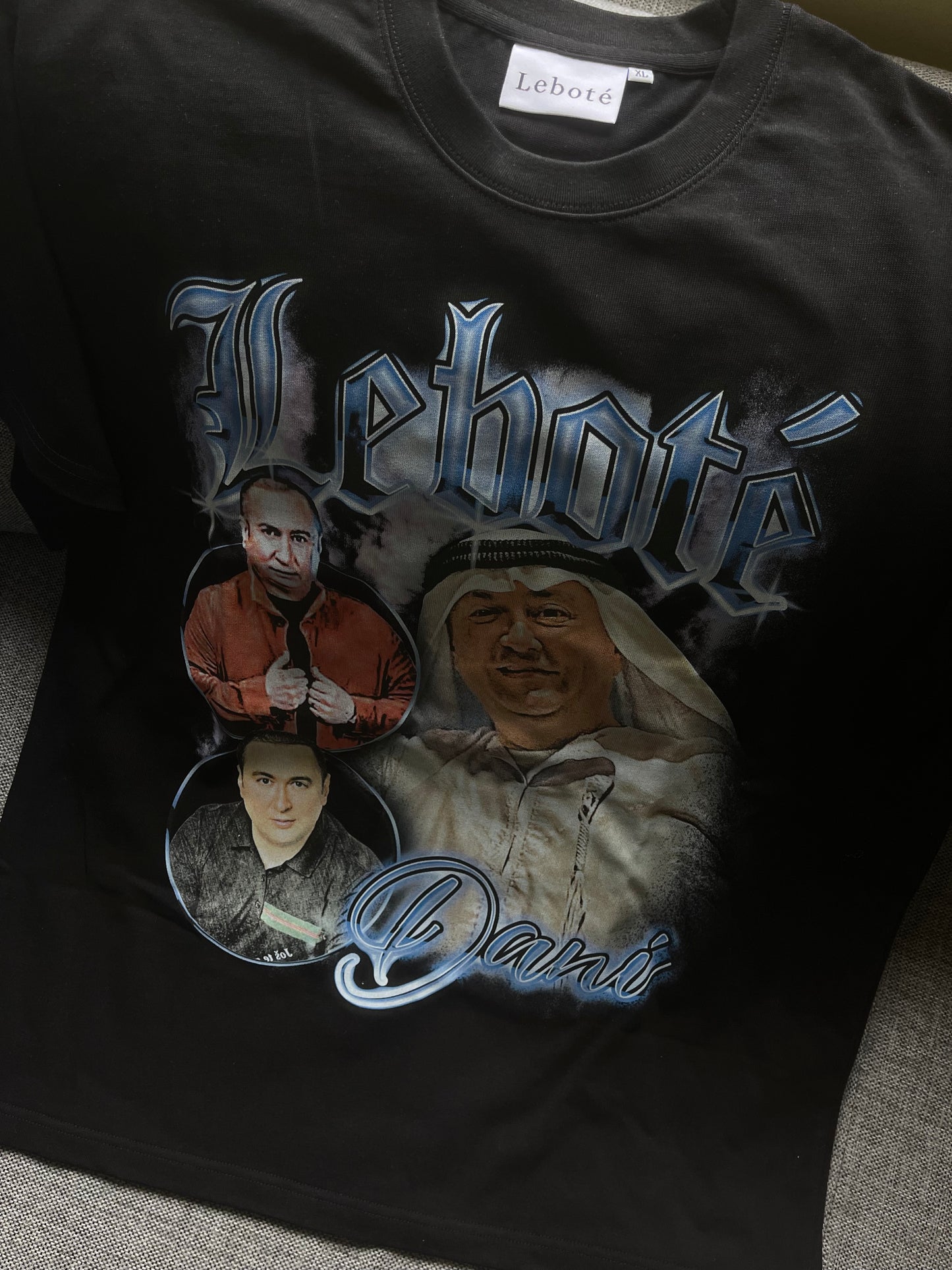 Đani X Leboté Black Oversized T-shirt